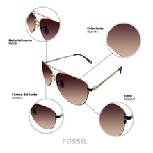 Cargar imagen en el visor de la galería, GAFAS DE SOL FOSSIL OUTLOOK X82586