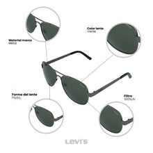 Cargar imagen en el visor de la galería, LENTES LEVIS OUTLOOK X14060 PARA UNISEX
