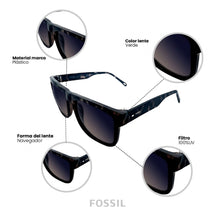 Cargar imagen en el visor de la galería, GAFAS DE SOL FOSSIL OUTLOOK X80084