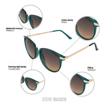 Cargar imagen en el visor de la galería, LENTES DE SOL STEVE MADDEN OUTLOOK X17081