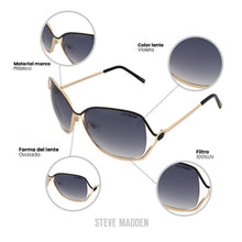 Cargar imagen en el visor de la galería, LENTES DE SOL STEVE MADDEN OUTLOOK X17087