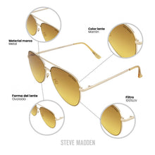 Cargar imagen en el visor de la galería, GAFAS DE SOL STEVE MADDEN OUTLOOK X17092