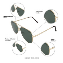 Cargar imagen en el visor de la galería, GAFAS DE SOL STEVE MADDEN OUTLOOK X17093