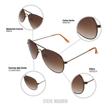 Cargar imagen en el visor de la galería, GAFAS DE SOL STEVE MADDEN OUTLOOK X17096
