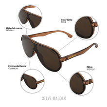 Cargar imagen en el visor de la galería, LENTES DE SOL STEVE MADDEN OUTLOOK X17176
