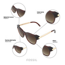 Cargar imagen en el visor de la galería, LENTES FOSSIL OUTLOOK 66353519