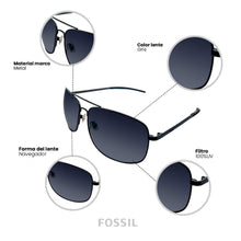Cargar imagen en el visor de la galería, GAFAS DE SOL FOSSIL OUTLOOK 66353613