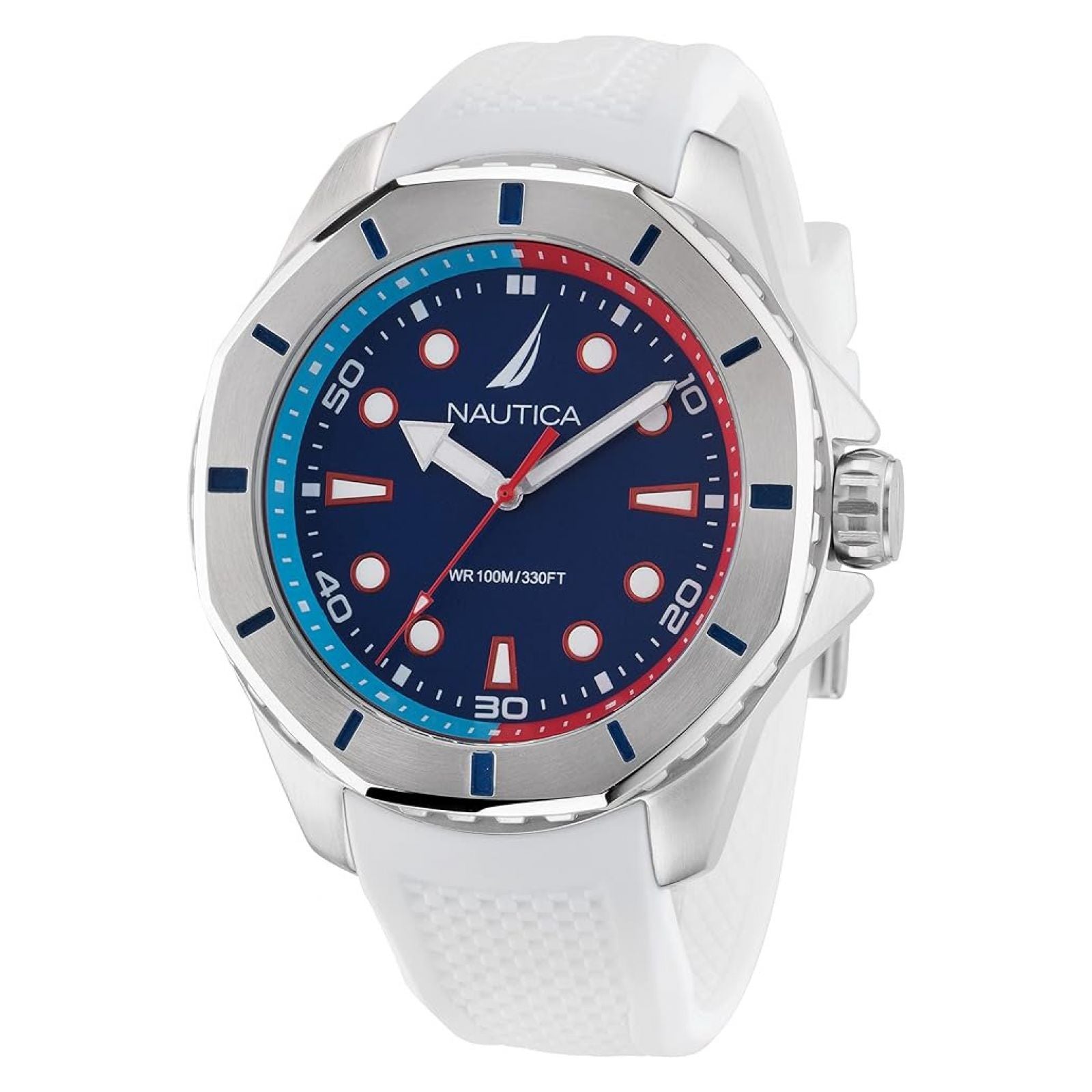 RELOJ DEPORTIVO PARA HOMBRE NAUTICA KOH MAY BAY NAPKMS305 BLANCO