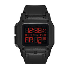Cargar imagen en el visor de la galería, RELOJ PARA HOMBRE NIXON REGULUS ALL BLACK / RED A1180-760 - NEGRO