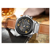 Cargar imagen en el visor de la galería, RELOJ CLÁSICO PARA HOMBRE CURREN KREB511911 - MARRÓN