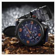 Cargar imagen en el visor de la galería, RELOJ CLÁSICO PARA HOMBRE CURREN KREB60011303 - AZUL