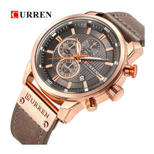 Cargar imagen en el visor de la galería, RELOJ CLÁSICO PARA HOMBRE CURREN KREB942001 - MARRÓN