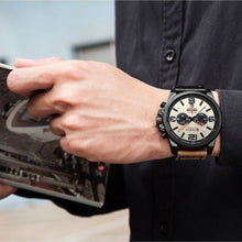 Cargar imagen en el visor de la galería, RELOJ CLÁSICO PARA HOMBRE CURREN KREC KREC160123 - CAFÉ