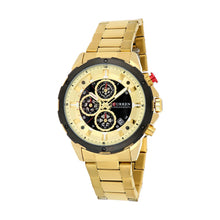 Cargar imagen en el visor de la galería, RELOJ PARA HOMBRE CURREN KREC5018 - DORADO