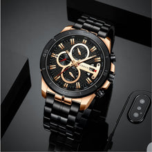 Cargar imagen en el visor de la galería, RELOJ PARA HOMBRE CURREN KREC6001 - NEGRO