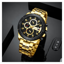 Cargar imagen en el visor de la galería, RELOJ PARA HOMBRE CURREN KREC6018 - DORADO