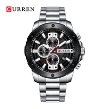 Cargar imagen en el visor de la galería, RELOJ PARA HOMBRE CURREN KREC6719 - PLATEADO