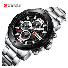 Cargar imagen en el visor de la galería, RELOJ PARA HOMBRE CURREN KREC6719 - PLATEADO