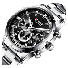 Cargar imagen en el visor de la galería, RELOJ PARA HOMBRE CURREN KREC KREC761901 - PLATEADO