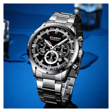 Cargar imagen en el visor de la galería, RELOJ PARA HOMBRE CURREN KREC KREC761901 - PLATEADO
