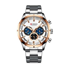 Cargar imagen en el visor de la galería, RELOJ PARA HOMBRE CURREN KREC KREC762002 - PLATEADO