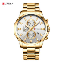 Cargar imagen en el visor de la galería, RELOJ PARA HOMBRE CURREN KREC8118 - DORADO
