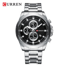 Cargar imagen en el visor de la galería, RELOJ PARA HOMBRE CURREN KREC841901 - PLATEADO