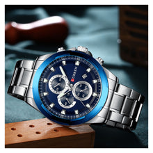 Cargar imagen en el visor de la galería, RELOJ PARA HOMBRE CURREN KREC841903 - PLATEADO