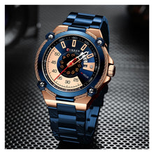 Cargar imagen en el visor de la galería, RELOJ PARA HOMBRE CURREN KREC9003 - AZUL