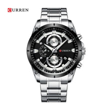 Cargar imagen en el visor de la galería, RELOJ PARA HOMBRE CURREN KREC801901 - PLATEADO