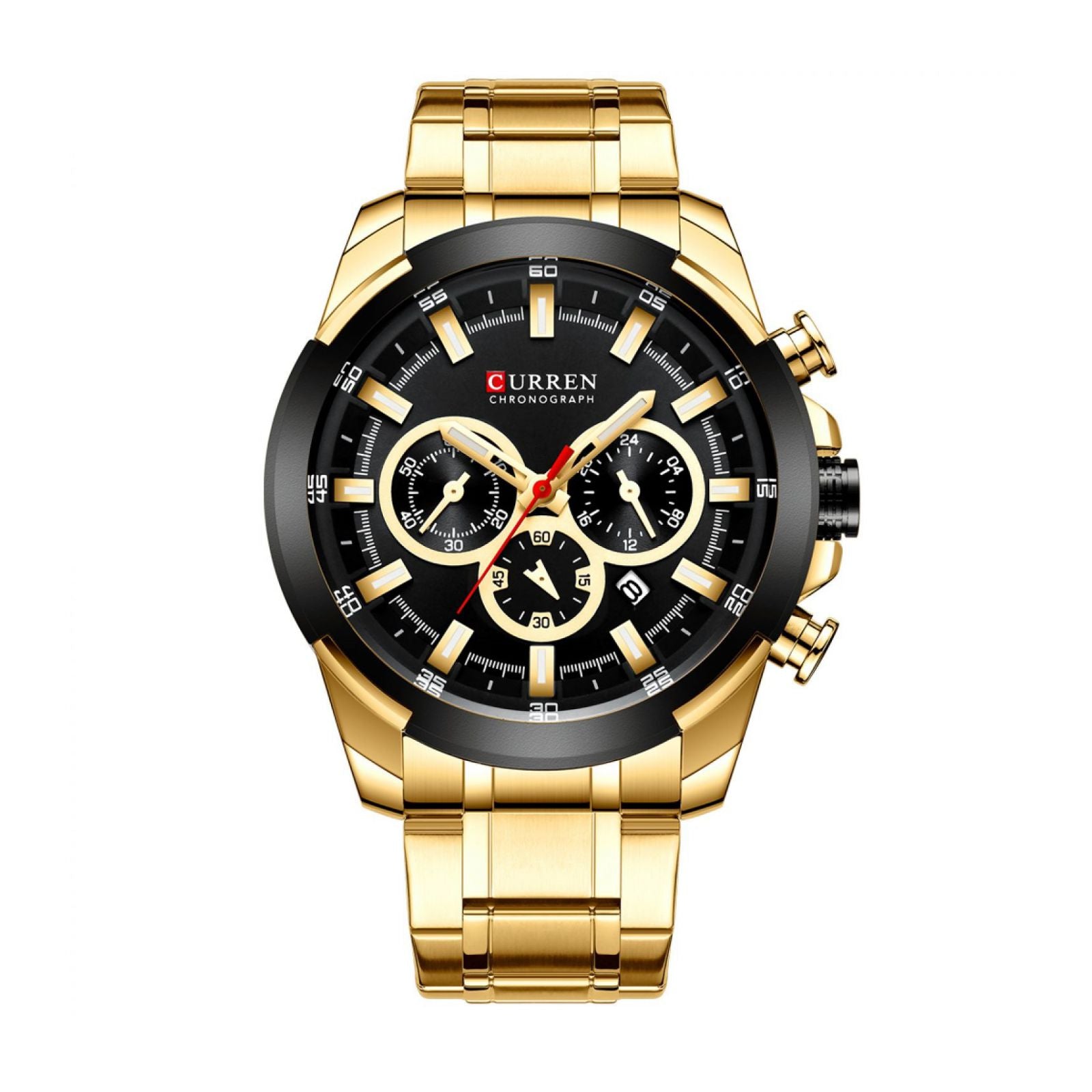 RELOJ PARA HOMBRE CURREN KREC9418 DORADO – Kronotime