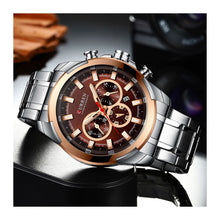 Cargar imagen en el visor de la galería, RELOJ PARA HOMBRE CURREN KREC941928 - PLATEADO