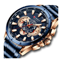 Cargar imagen en el visor de la galería, RELOJ PARA HOMBRE CURREN KREC KREC9503 - AZUL