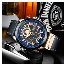 Cargar imagen en el visor de la galería, RELOJ CLÁSICO PARA HOMBRE CURREN KRED0521 - AZUL