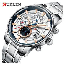 Cargar imagen en el visor de la galería, RELOJ PARA HOMBRE CURREN KRED041920 - PLATEADO