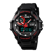 Cargar imagen en el visor de la galería, RELOJ PARA HOMBRE SKMEI DUAL TIME WATCH 1357RD - NEGRO