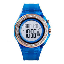 Cargar imagen en el visor de la galería, RELOJ DEPORTIVO PARA MUJER SKMEI DIGITAL WATCH 1598BU - AZUL