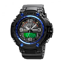 Cargar imagen en el visor de la galería, RELOJ PARA HOMBRE SKMEI DUAL TIME WATCH 1617BU - AZUL