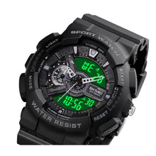 Cargar imagen en el visor de la galería, RELOJ DEPORTIVO PARA HOMBRE SKMEI DUAL TIME WATCH 1688BK - NEGRO