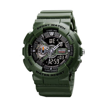 Cargar imagen en el visor de la galería, RELOJ DEPORTIVO PARA HOMBRE SKMEI DUAL TIME WATCH 1688AG - VERDE