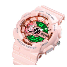 Cargar imagen en el visor de la galería, RELOJ PARA MUJER SKMEI DUAL TIME WATCH 1688PK - ROSA