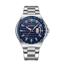 Cargar imagen en el visor de la galería, RELOJ PARA HOMBRE CURREN 8375 KRED011903 - PLATEADO