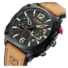 Cargar imagen en el visor de la galería, RELOJ CLÁSICO PARA HOMBRE CURREN KRED360108 KRED360108 - MARRÓN