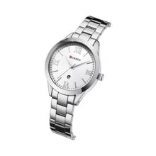Cargar imagen en el visor de la galería, RELOJ PARA MUJER CURREN 9007 KREB6319 - PLATEADO