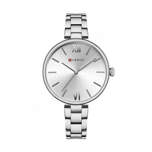 Cargar imagen en el visor de la galería, RELOJ PARA MUJER CURREN 9017 KREB7119 - PLATEADO