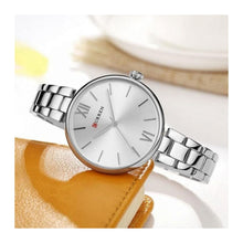 Cargar imagen en el visor de la galería, RELOJ PARA MUJER CURREN 9017 KREB7119 - PLATEADO