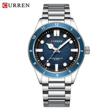 Cargar imagen en el visor de la galería, RELOJ PARA HOMBRE CURREN 8450 KRED9602 - PLATEADO