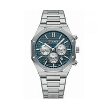 Cargar imagen en el visor de la galería, RELOJ PARA HOMBRE CURREN 8440 KRED8402 - PLATEADO