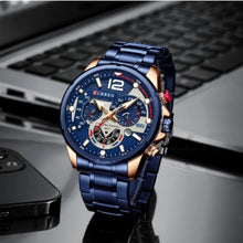 Cargar imagen en el visor de la galería, RELOJ PARA HOMBRE CURREN 8395 KRED332120 - AZUL
