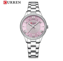 Cargar imagen en el visor de la galería, RELOJ PARA MUJER CURREN 9084 KRED5190919 - PLATEADO